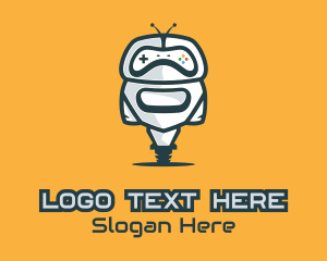 Droid - Wheeled Gamer Droid logo design