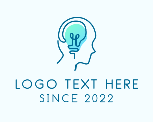 Mental Health - Light Bulb Mental Health logo design
