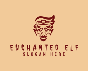 Scary Pirate Elf logo design
