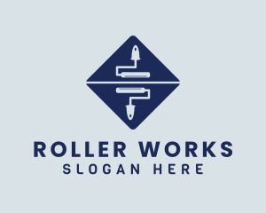 Paint Roller Maintenance logo design