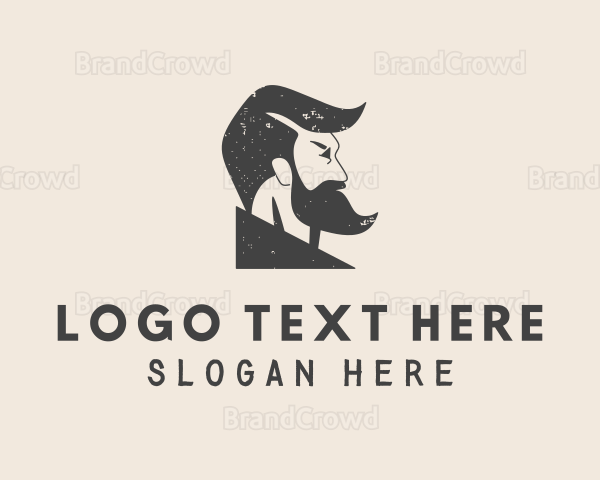 Gray Beard Grooming Logo