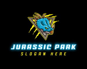 Dinosaur Beast Jurassic logo design