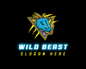 Dinosaur Beast Jurassic logo design