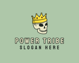 Gang - Skull Crown King logo design