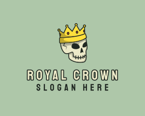 King - Skull Crown King logo design