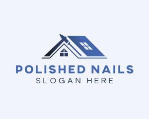 Hammer Nail House logo design