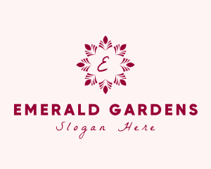 Garden FlowerBotanical Florist logo design