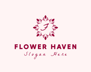 Garden FlowerBotanical Florist logo design