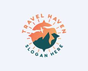 Tourist - Travel Compass Tourist logo design