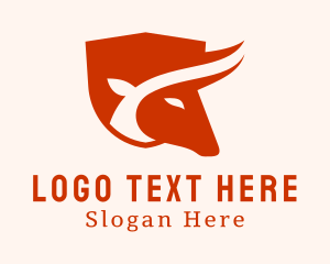 Ox - Toro Bull Shield logo design