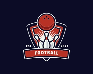 Badge - Bowling Shield Tournament logo design