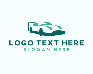 Green - Green Race Car logo design