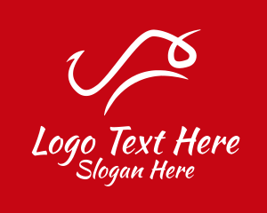 Steak - Bull Horns Steakhouse logo design