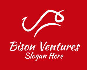 Bull Horns Steakhouse logo design