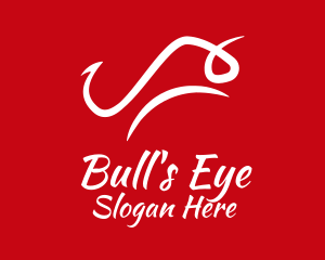 Bull Horns Steakhouse logo design