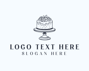 Wedding - Sweet Cake Pastry logo design