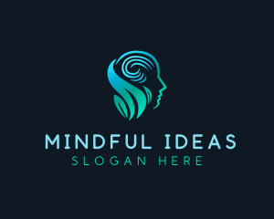 Thought - Calming Mind Wellness logo design