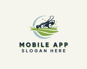 Mower Lawn Care  Logo