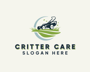 Mower Lawn Care  logo design