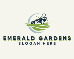 Mower Lawn Care  logo design