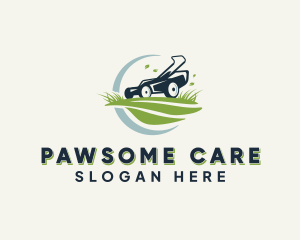 Mower Lawn Care  logo design