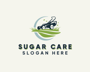 Mower Lawn Care  logo design