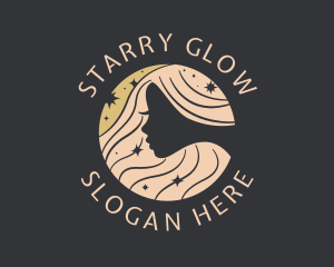 Starry Hair Salon logo design