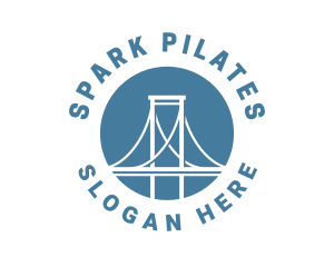 Urban - Suspension Bridge Structure logo design