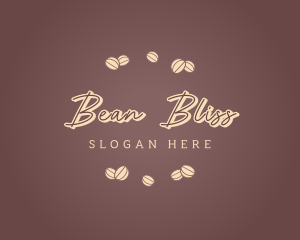 Signature Coffee Bean logo design