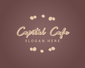 Coffee Beans Cafe logo design