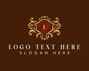 Investment - Elegant Crown Shield logo design