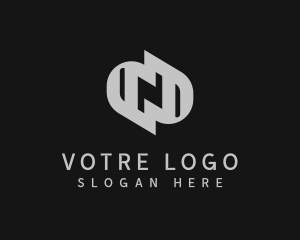 Modern Business Agency Letter N Logo