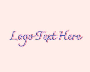 Script - Beauty Salon Script logo design