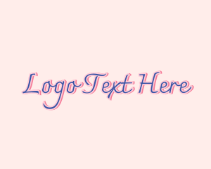 Beauty Salon Script Logo