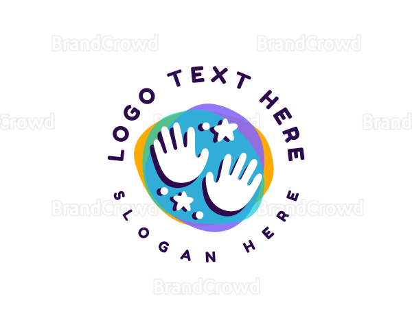 Toddler Nursery Hand Logo