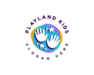 Toddler Nursery Hand logo design