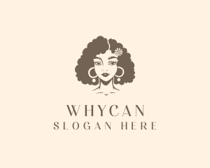 Hairstyle - Flower Hairstyle Salon logo design