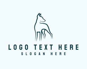Dobermann - Dobermann Guard Dog logo design
