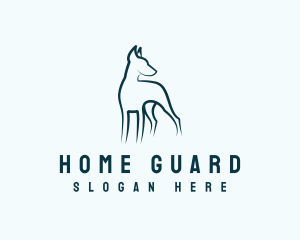 Dobermann Guard Dog logo design