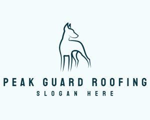 Dobermann Guard Dog logo design