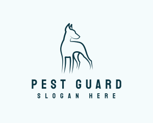 Dobermann Guard Dog logo design