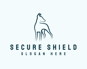 Dobermann Guard Dog logo design