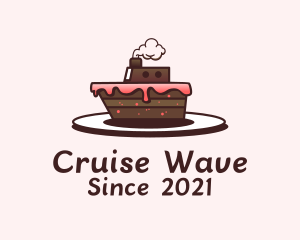 Cruiser - Ship Cake Dessert logo design