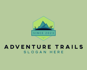 Mountain Summit Hike logo design