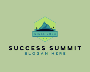 Mountain Summit Hike logo design