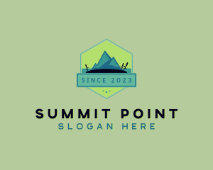 Mountain Summit Hike logo design