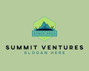 Mountain Summit Hike logo design