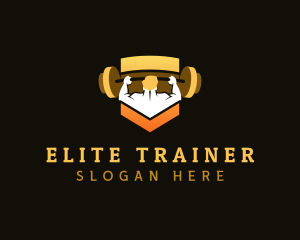 Army Bodybuilding Fitness Coach logo design