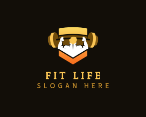 Army Bodybuilding Fitness Coach logo design