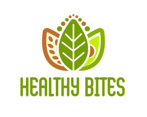 Dietary - Grains Leaf Avocado Vegan logo design